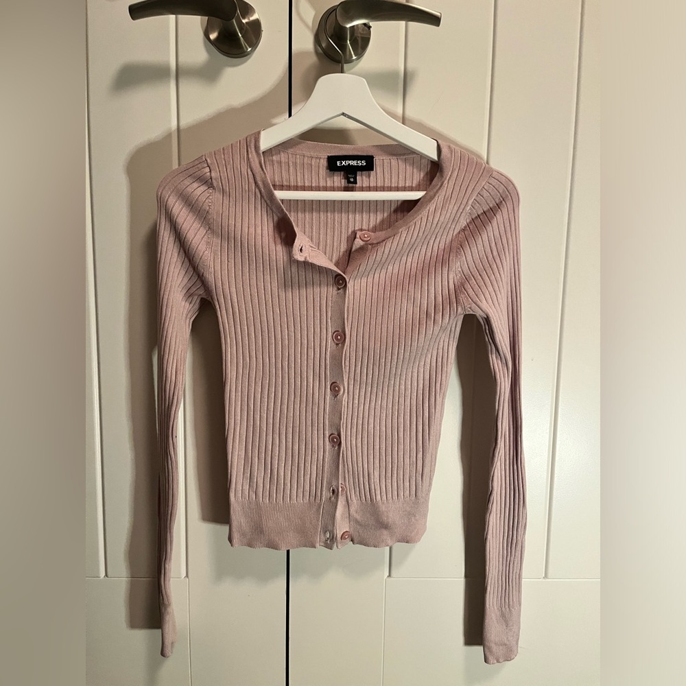 Express Button Down Cardigan in Size XS